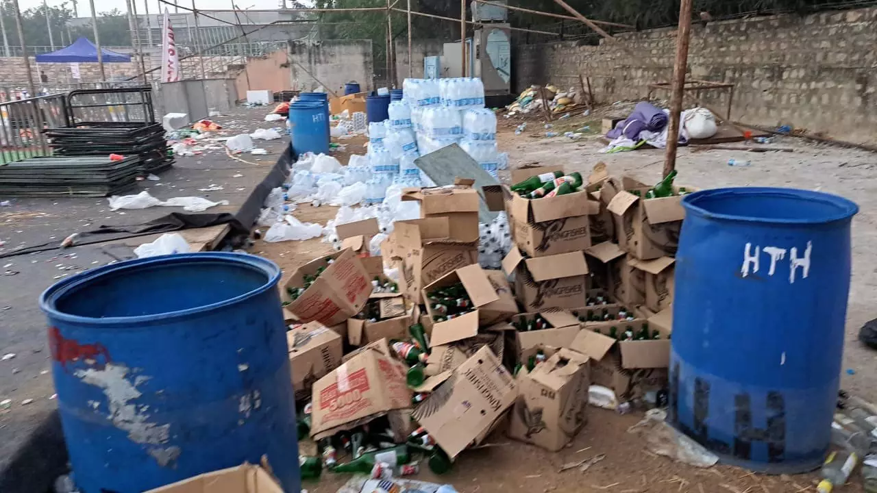 New Year bash: Uppal stadium stinks on first day of 2025