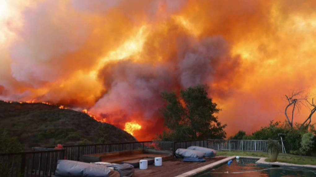 LA wildfires: stronger winds threaten further destruction, officials warn