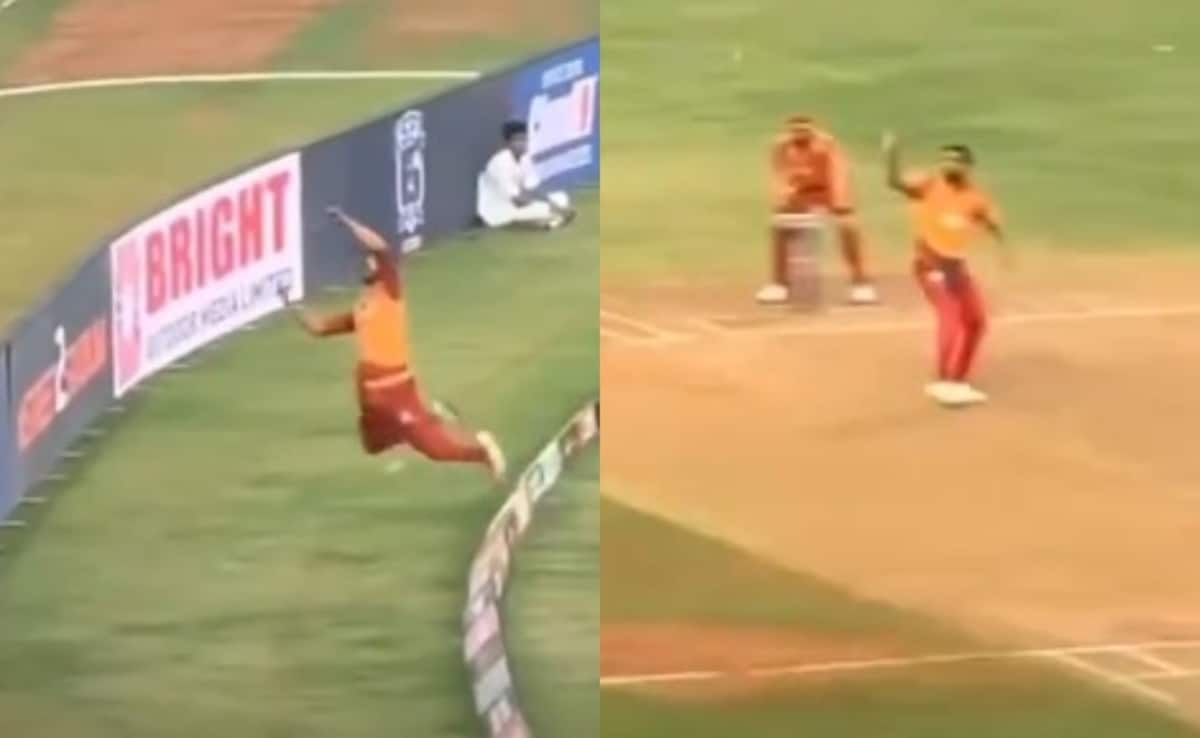 Watch: Bizarre -Shot 4 But Bowler Concedes 6 On Same Ball