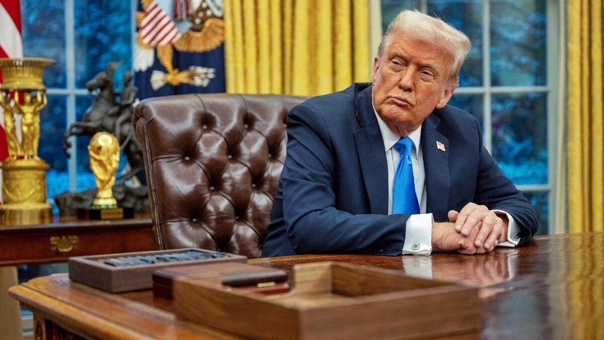 ‘I do not like to predict such a prediction …’, President Trump said on the question of recession in America