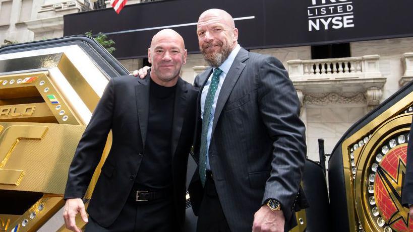 Saudi-backed boxing card takes over Times Square – in pictures