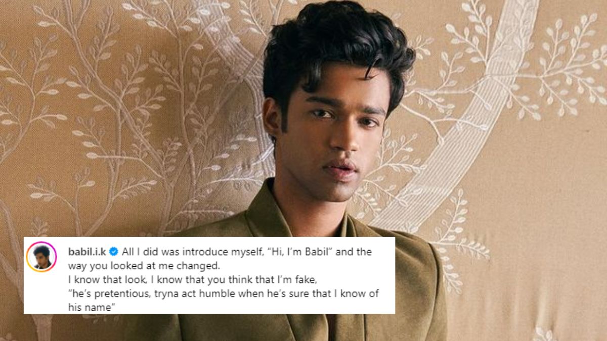 Babil Khan calls Bollywood “f*cked” and “the fakest industry” in now-deleted video