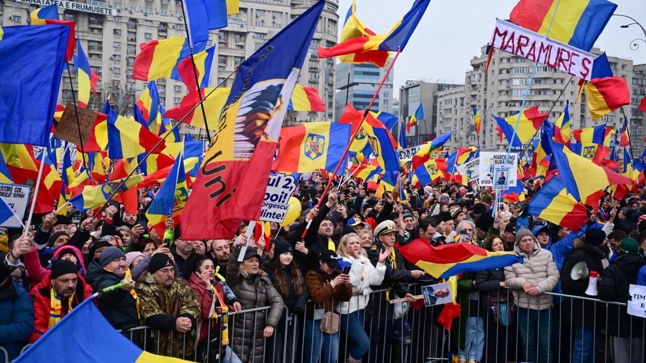 Romania’s voters decide nation’s fate in high-stakes presidential election re-run