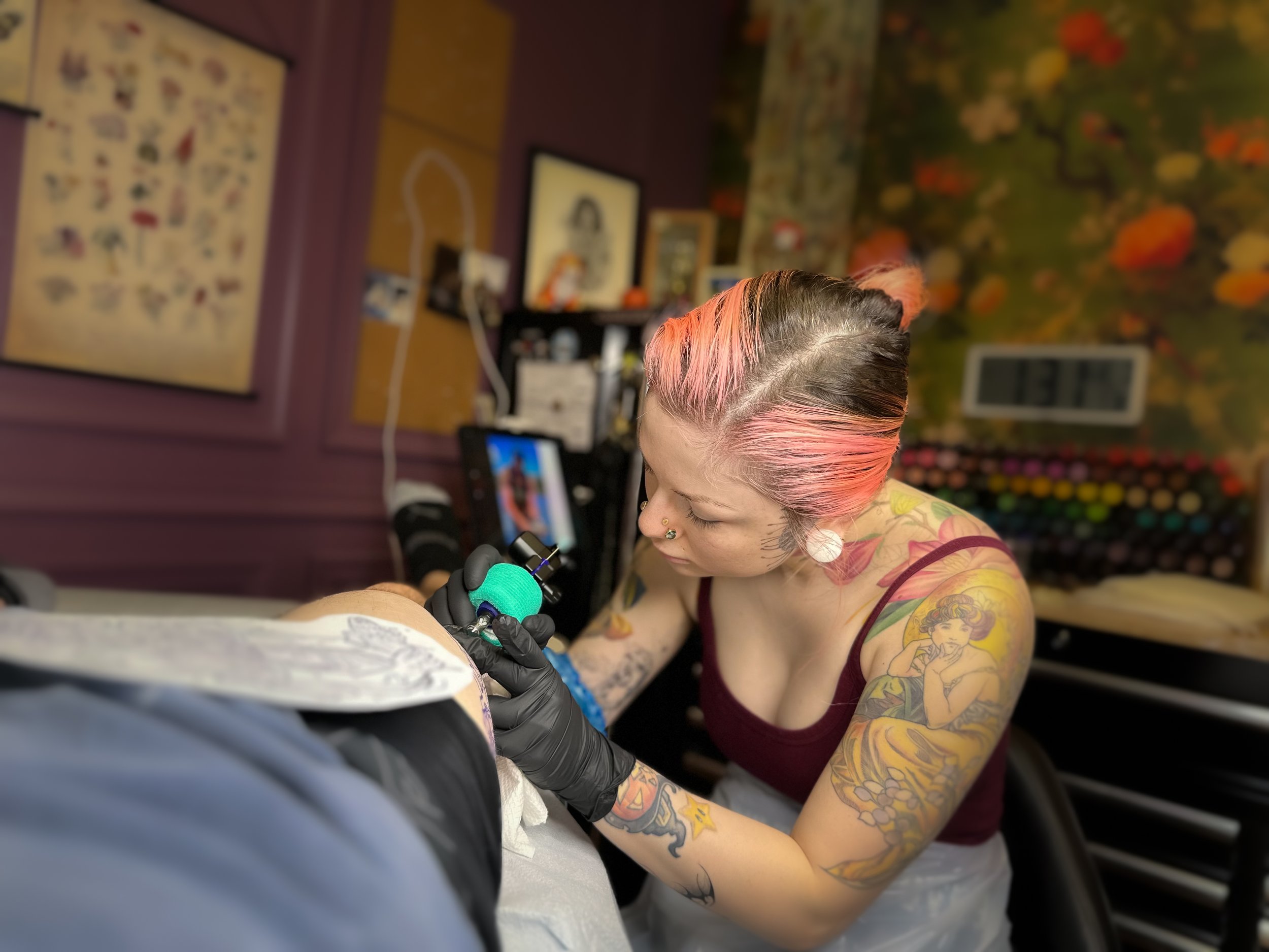 Tattoo artist Stacey Nightingale dies after giving birth to her third child