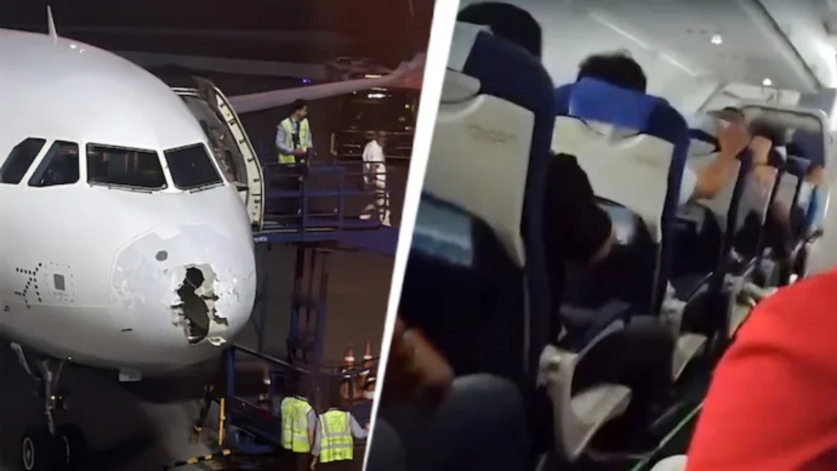 Broken aircraft from turbulance, screaming passengers … This was like this in Indigo flight