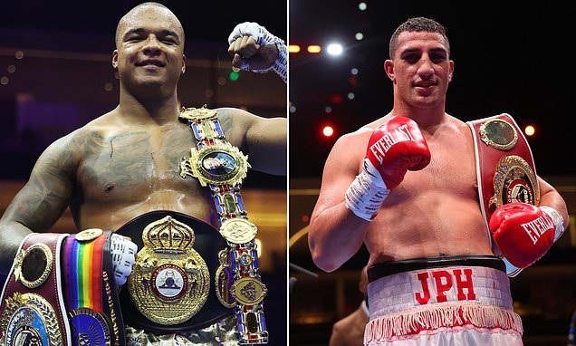 Aussie heavyweight Justis Huni knocked out by Fabio Wardley in interim WBA world title fight