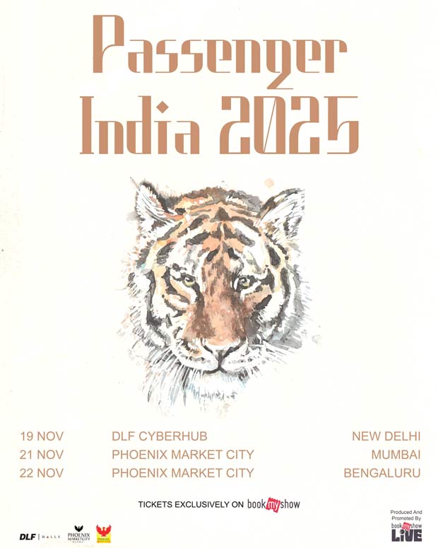 BookMyShow Live announces global chart-topper and ‘Let Her Go’ singer-songwriter, Passenger aka Michael Rosenberg’s 3-city debut India tour this November