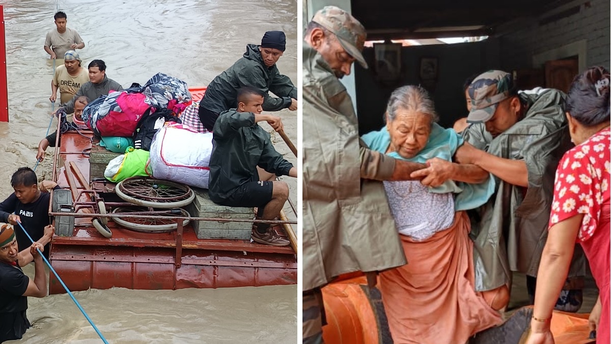 Operation Water Relief-2: More than 800 people were rescued from flood affected areas in Manipur