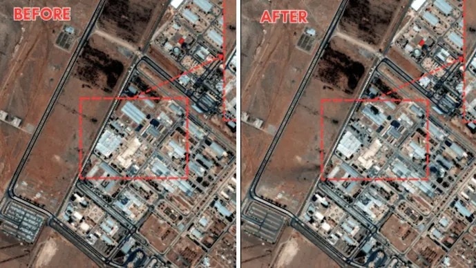 Israel caused havoc on Iran’s atomic and radar sites, visible in satellite image