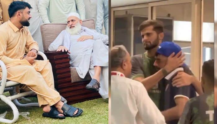 Rashid Khan’s Brother Passes Away: Shaheen Afridi, Pakistan Team’s Emotional Tribute in Sharjah T20I Goes Viral