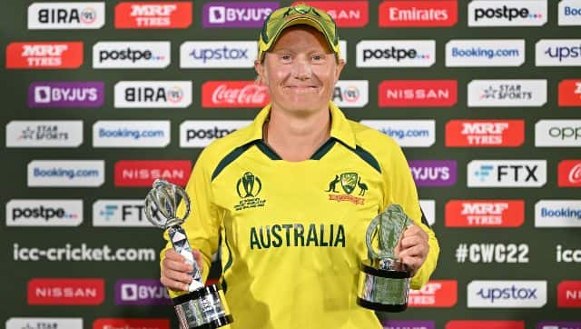 Alyssa Healy’s century leads record-breaking Australia to historic World Cup win over India