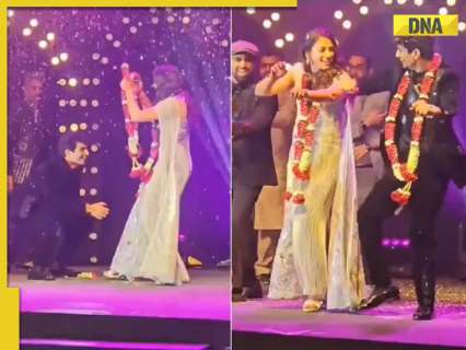 Watch: Smriti Mandhana shows off her moves with Palash Muchhal in pre-wedding dance; fans call it her best avatar yet