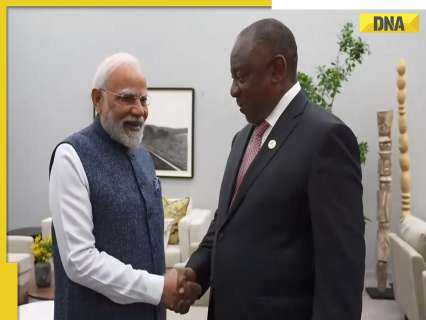 PM Modi holds bilateral meeting with South African President Ramaphosa on G20 sidelines in Johannesburg