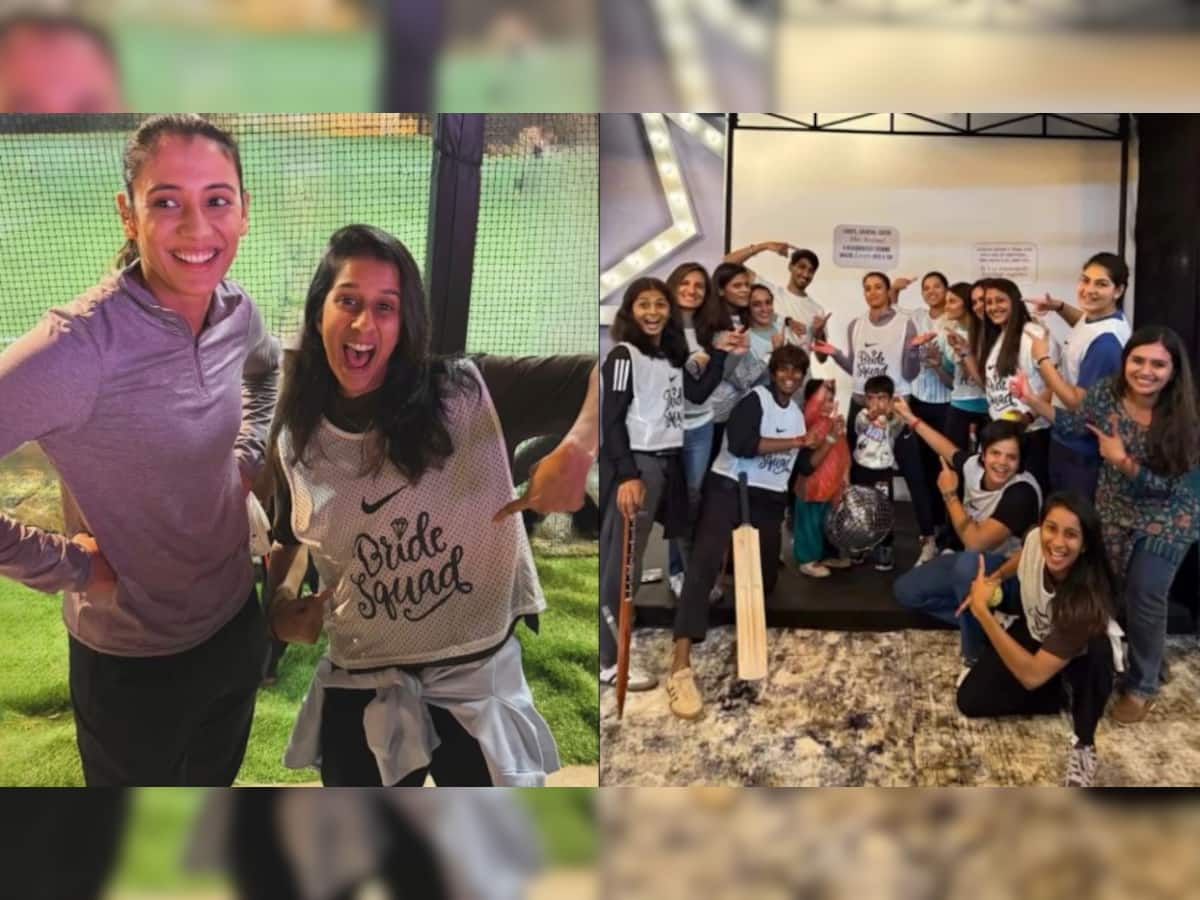 Team Groom Vs Team Bride: Smriti Mandhana & Palash Muchhal Play Pre-Wedding Cricket Match