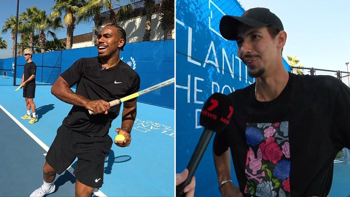Collingwood players impress Aussie tennis star Alexei Popyrin in Dubai