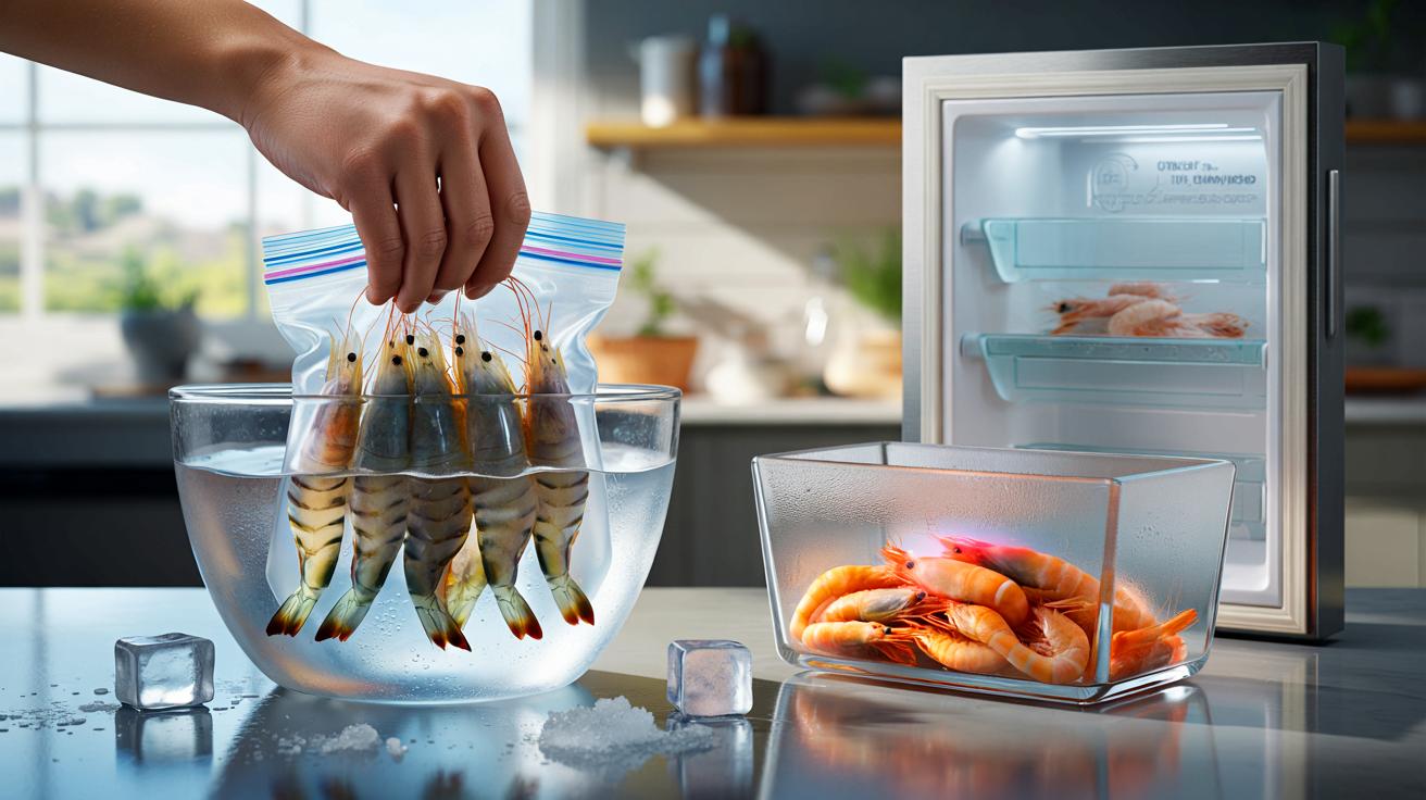 Siempre las pongo bajo el grifo» : el truco para descongelar gambas crudas o cocidas que fallas