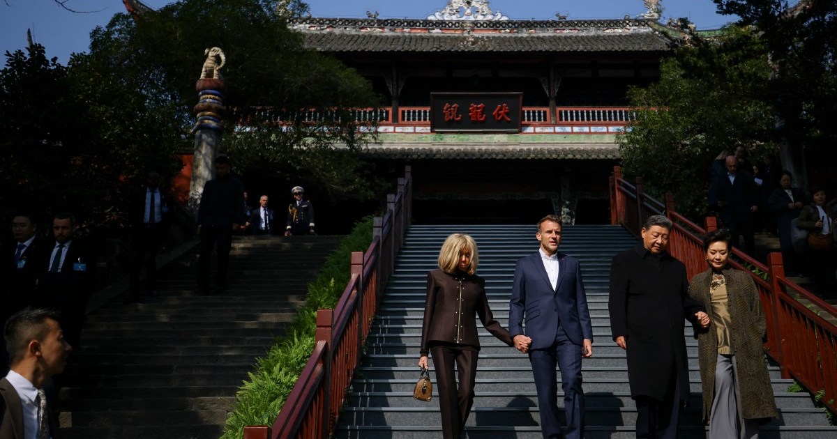 China, France pledge cooperation as Xi joins Macron in trip to Chengdu
