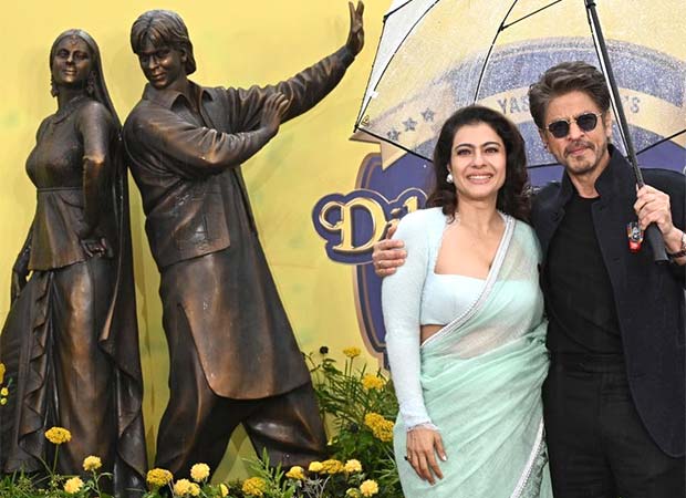 Shah Rukh Khan and Kajol unveil DDLJ bronze statue in London’s Leicester Square