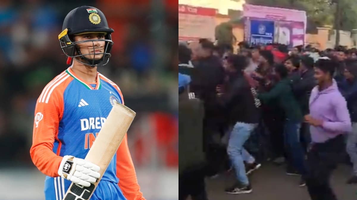 WATCH | Abhishek Sharma Craze? Fans Create Chaos Outside Barabati Stadium in Cuttack For Tickets For 1st T20I