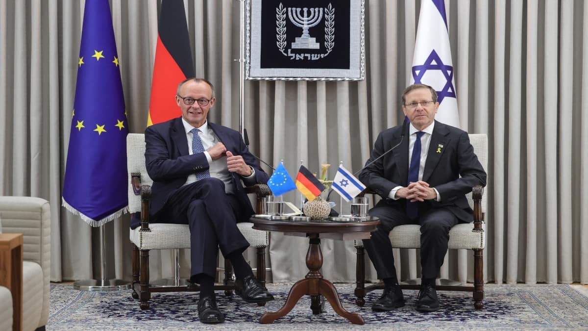 Germany’s Merz reaffirms ties with Israel during Jerusalem visit after turbulence over Gaza crisis