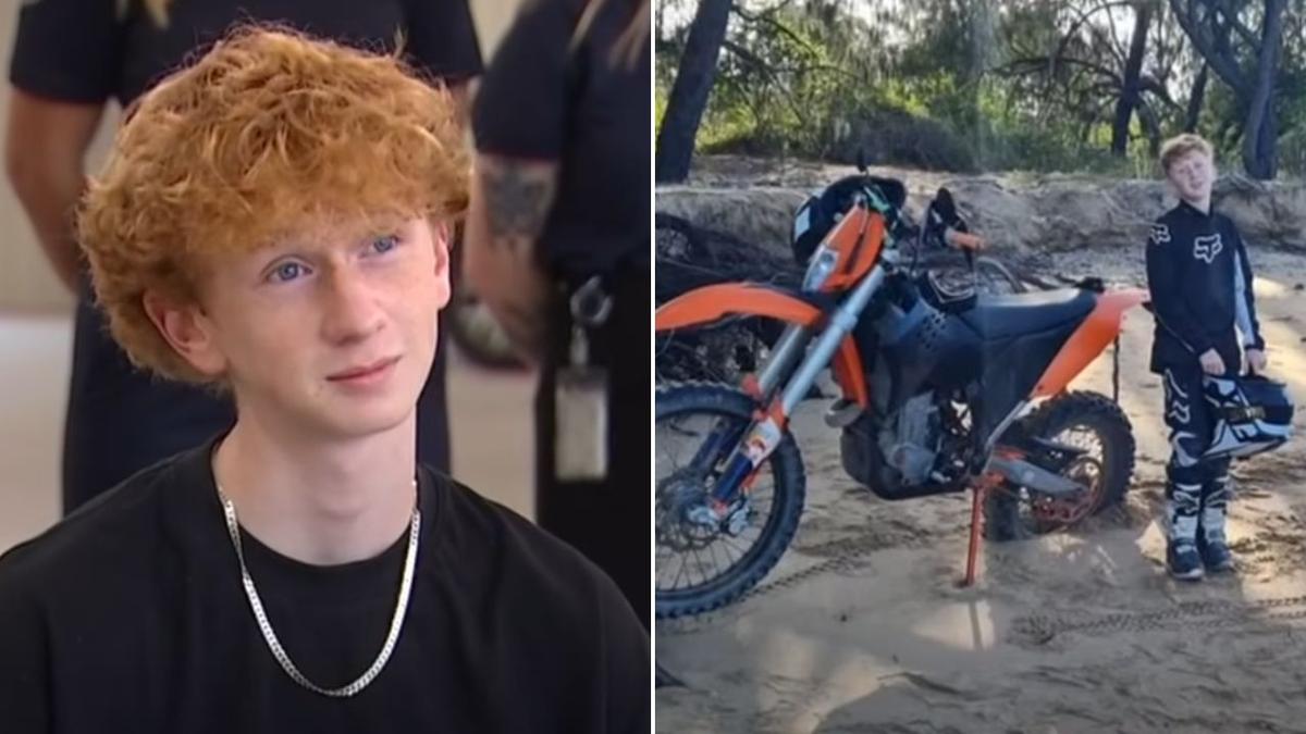 Queensland teenager thanks first responders who saved his life after terrifying motorbike crash
