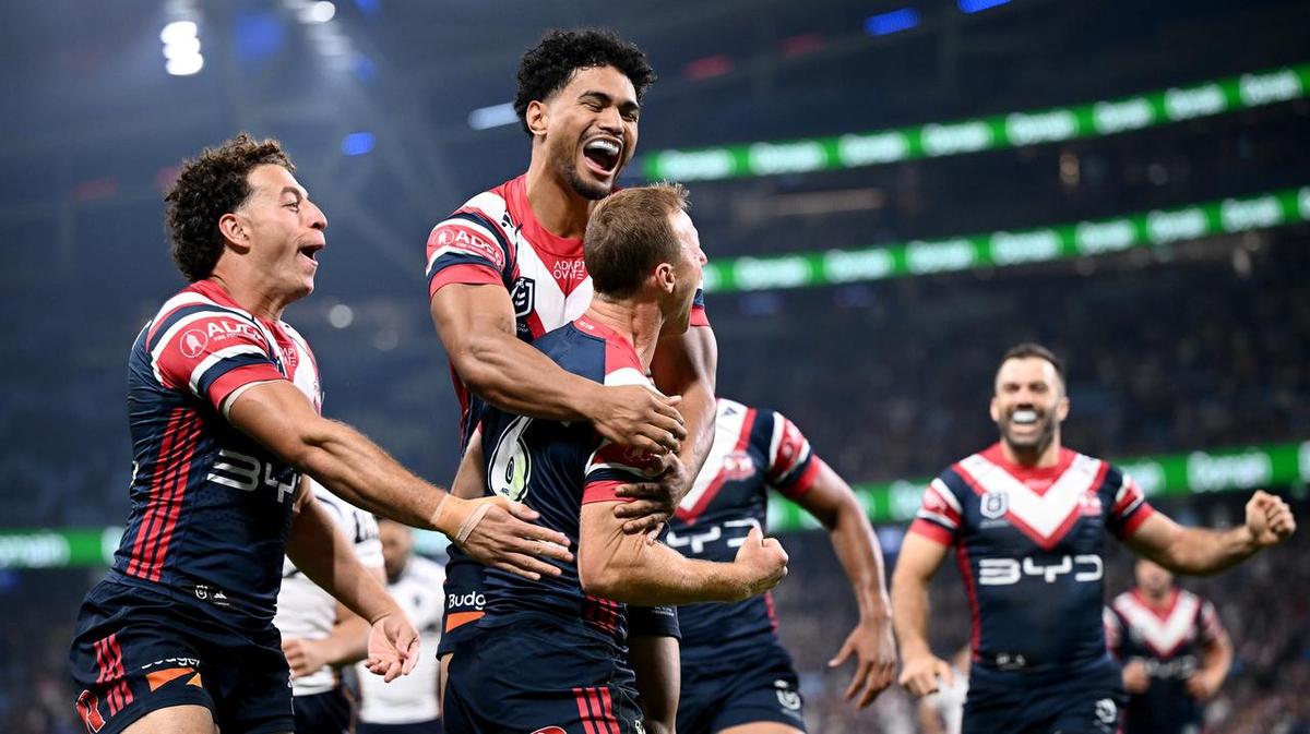 Roosters hold on as Broncos fall short of record comeback in NRL thriller