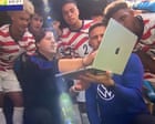 Gathered around a laptop, the USMNT create their World Cup journey’s first memeable moment