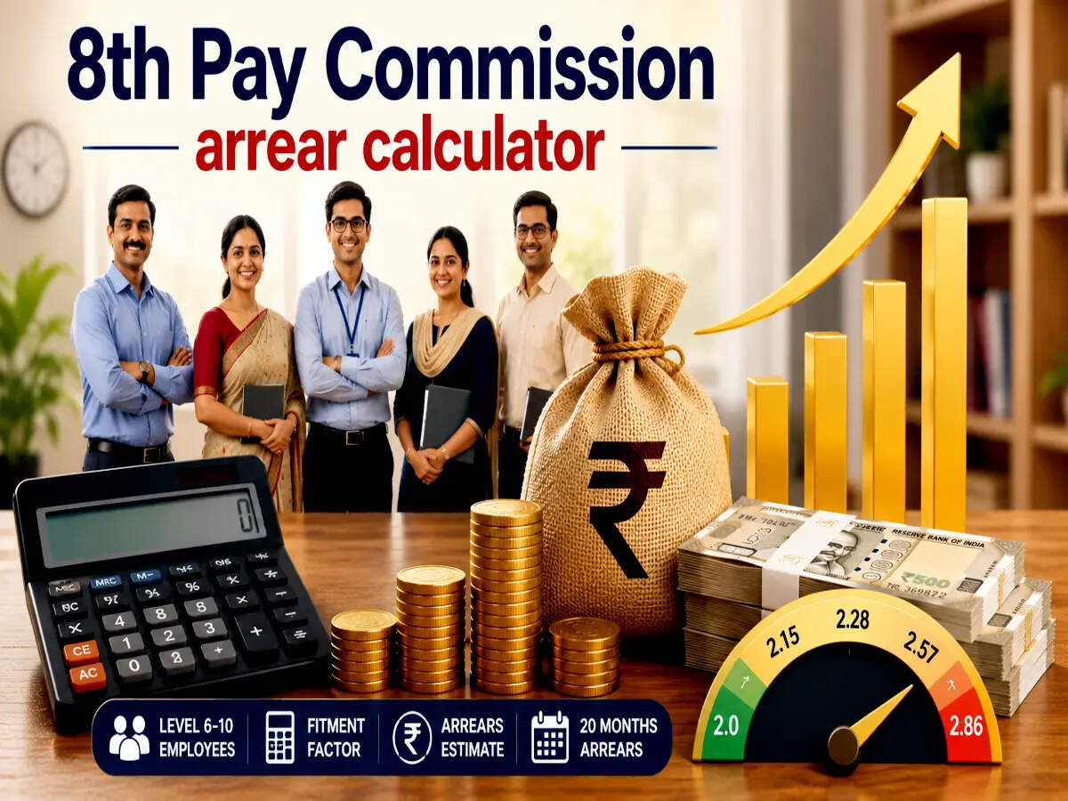 8th CPC arrear calculations for Level 6-10 employees