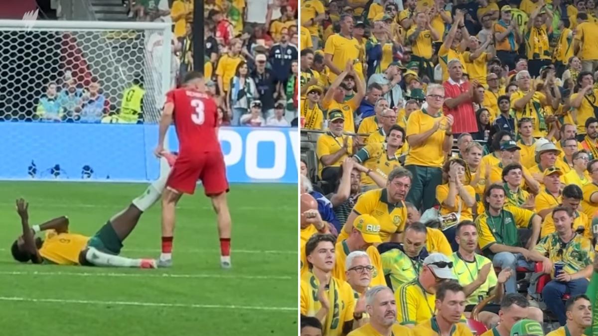 Turkey defender Merih Demiral wins Aussie crowd over with classy act during World Cup clash