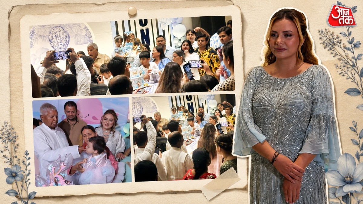 Tejashwi’s wife’s modern look seen on son’s birthday, spoils the party