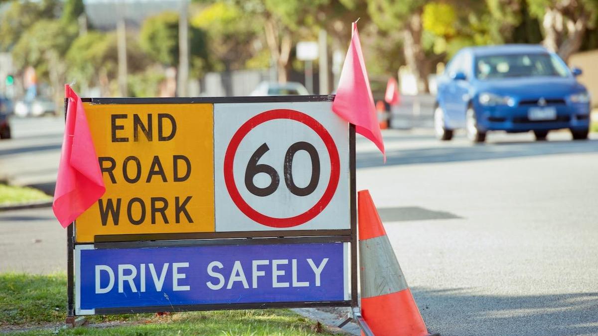 NSW road work  speed limit rules changed