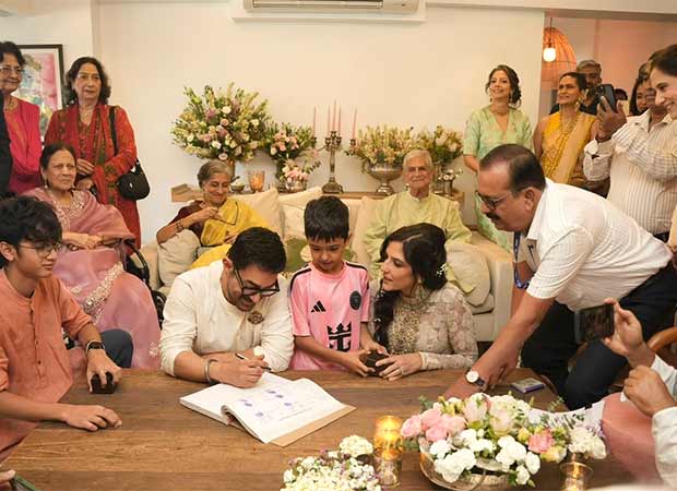 Inside Aamir Khan and Gauri Spratt’s wedding: FIRST photo shows actor signing marriage registry
