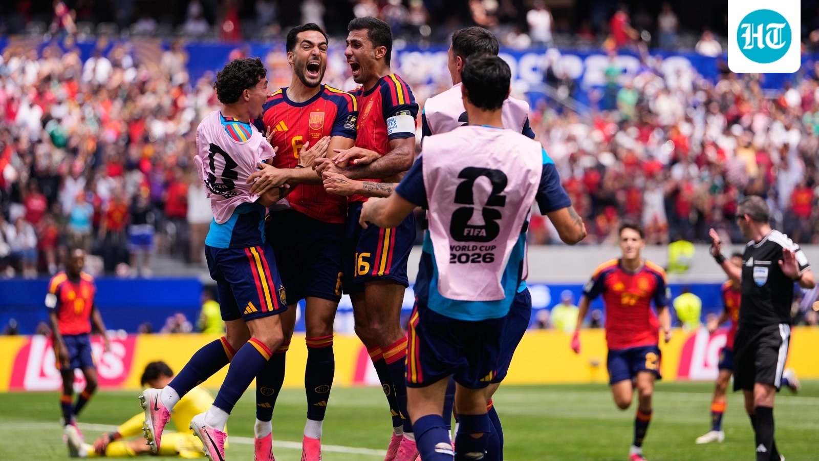 Mikel Merino’s late winner sends Spain past Belgium 2-1 into first World Cup semifinal since 2010