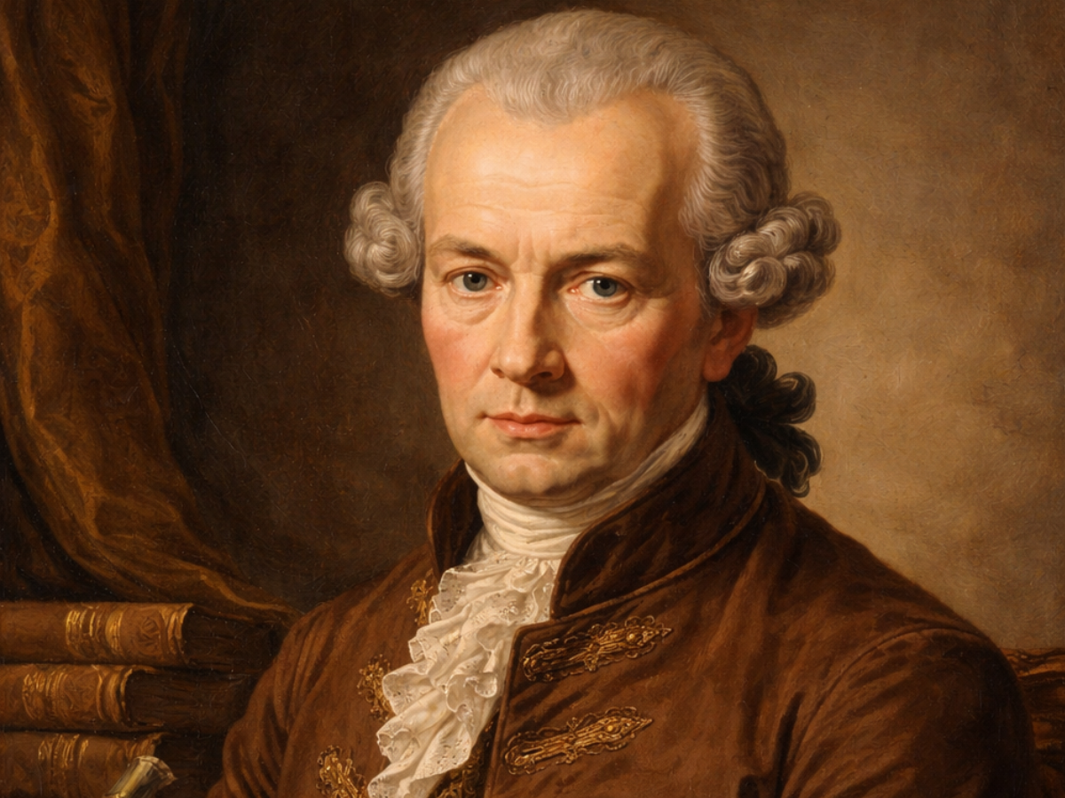 Quote of the day by Immanuel Kant: ‘The greatest human quest is to know what one must do in order to…’ Life lessons from inspiring quote on self-improvement, moral growth, mastering impulses and respecting dignity