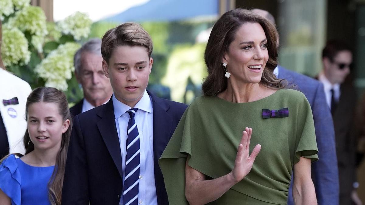 Prince is all smiles as boy George becomes a teenager