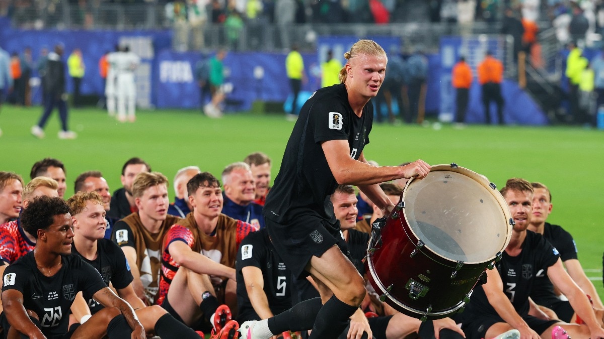 Erling Haaland brings Viking row to Donnarumma’s wedding