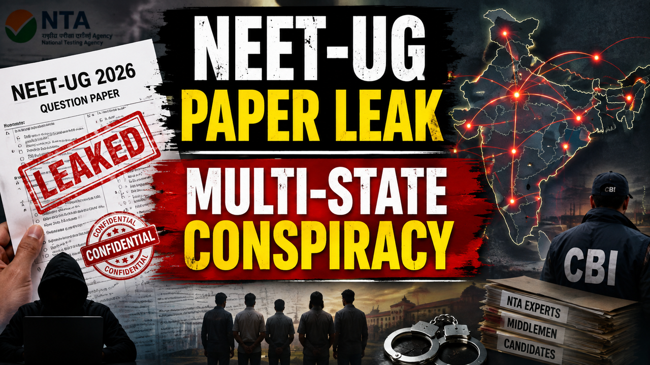CBI exposes NEET-UG 2026 paper leak: Multi-state conspiracy involving NTA experts, candidates