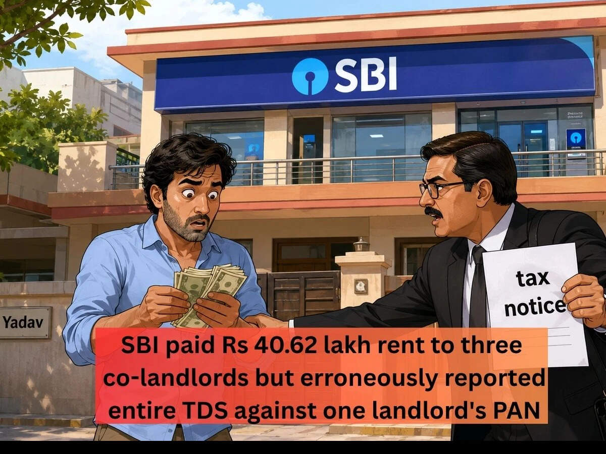 Landlord got tax notice for SBI’s TDS on rent error