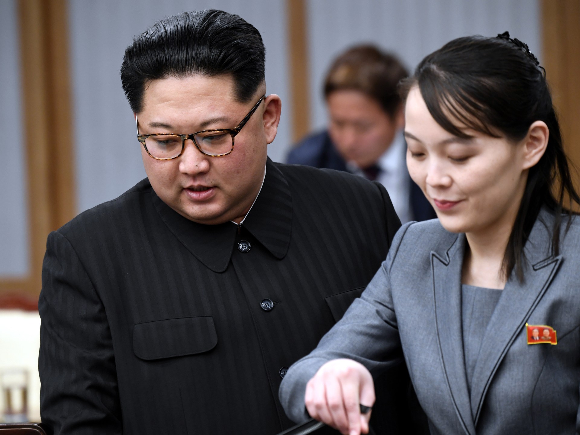 North Korea leader’s sister denies talks with ‘hostile’ US