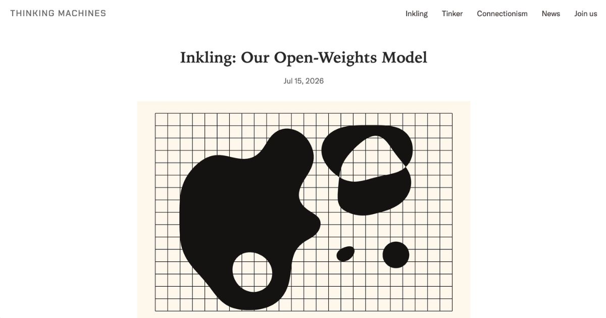 Inkling: Open-Weights Multimodal Foundation Model