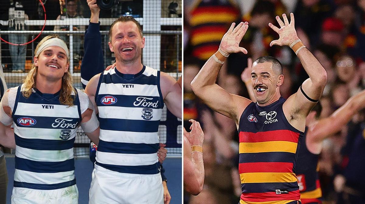 Party time as Geelong and Adelaide tune up for AFL finals with big wins