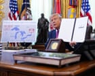 Trump signs order to rename Lake Ontario as Lake America amid Canada trade war – US politics live