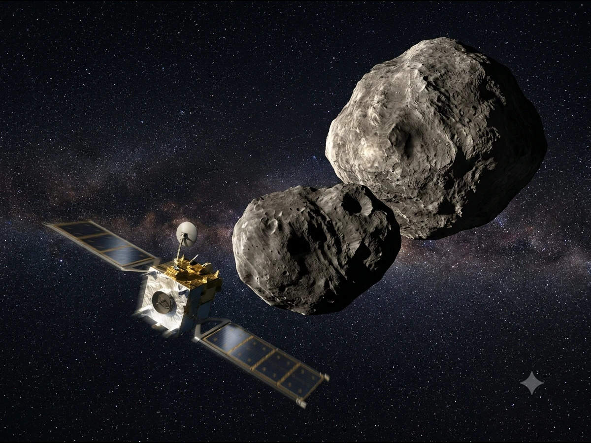 In 2021, a spacecraft was launched on a first-ever suicide mission to try to deflect an asteroid on impact in space in the revolutionary planetary defense experiment: How NASA’s DART mission changed an asteroid’s orbit