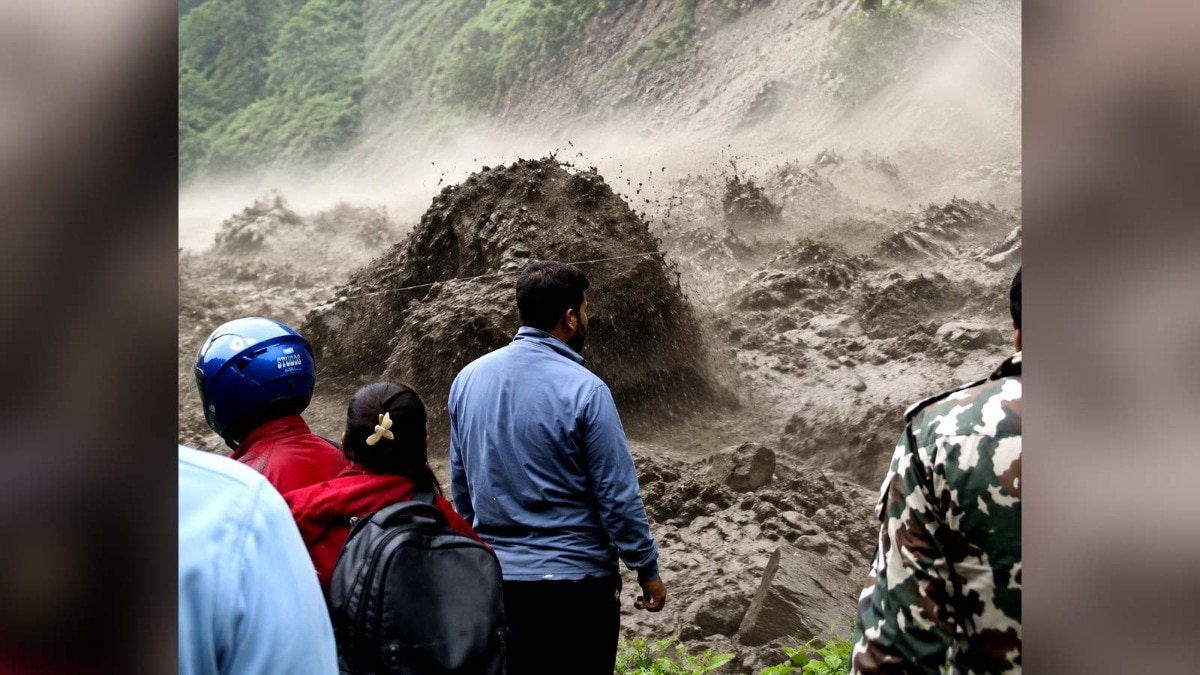 Video: Man captures Nepal flood, then flees for cover; phone keeps recording chaos