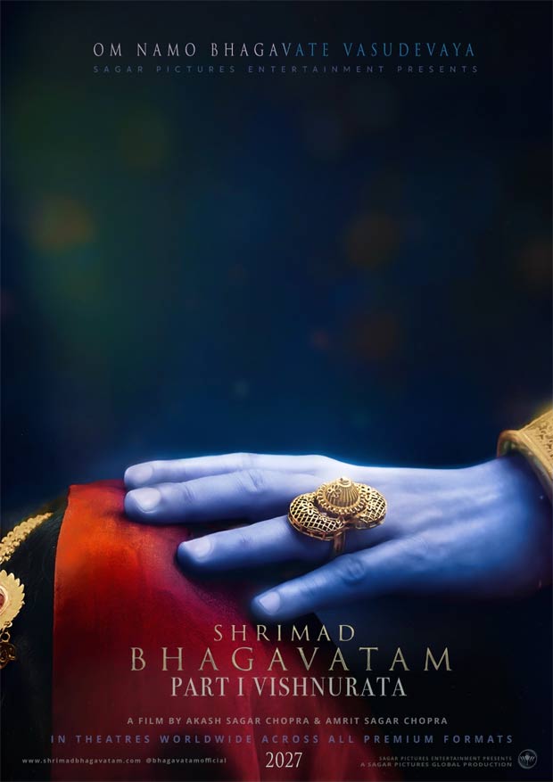 Sagar Pictures Entertainment unveils first teaser poster of Shrimad Bhagavatam Part I: titled Vishnurata