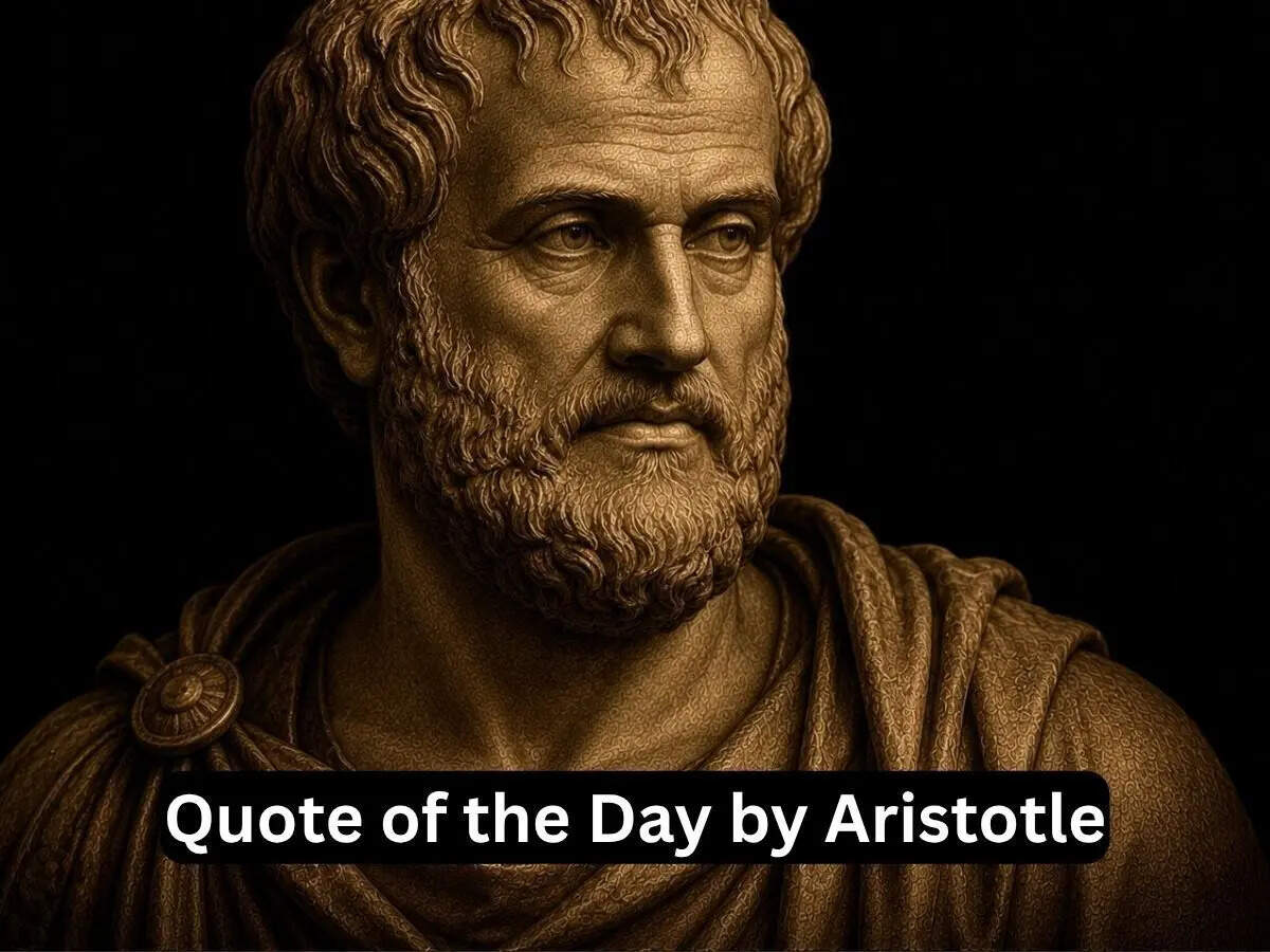 Quote of the Day by Aristotle: “When you have thrown a stone you cannot bring it back again, but nevertheless you are responsible for having taken up the stone and flung it, for the origin of the act was within you” — a timeless lesson that our choices sh