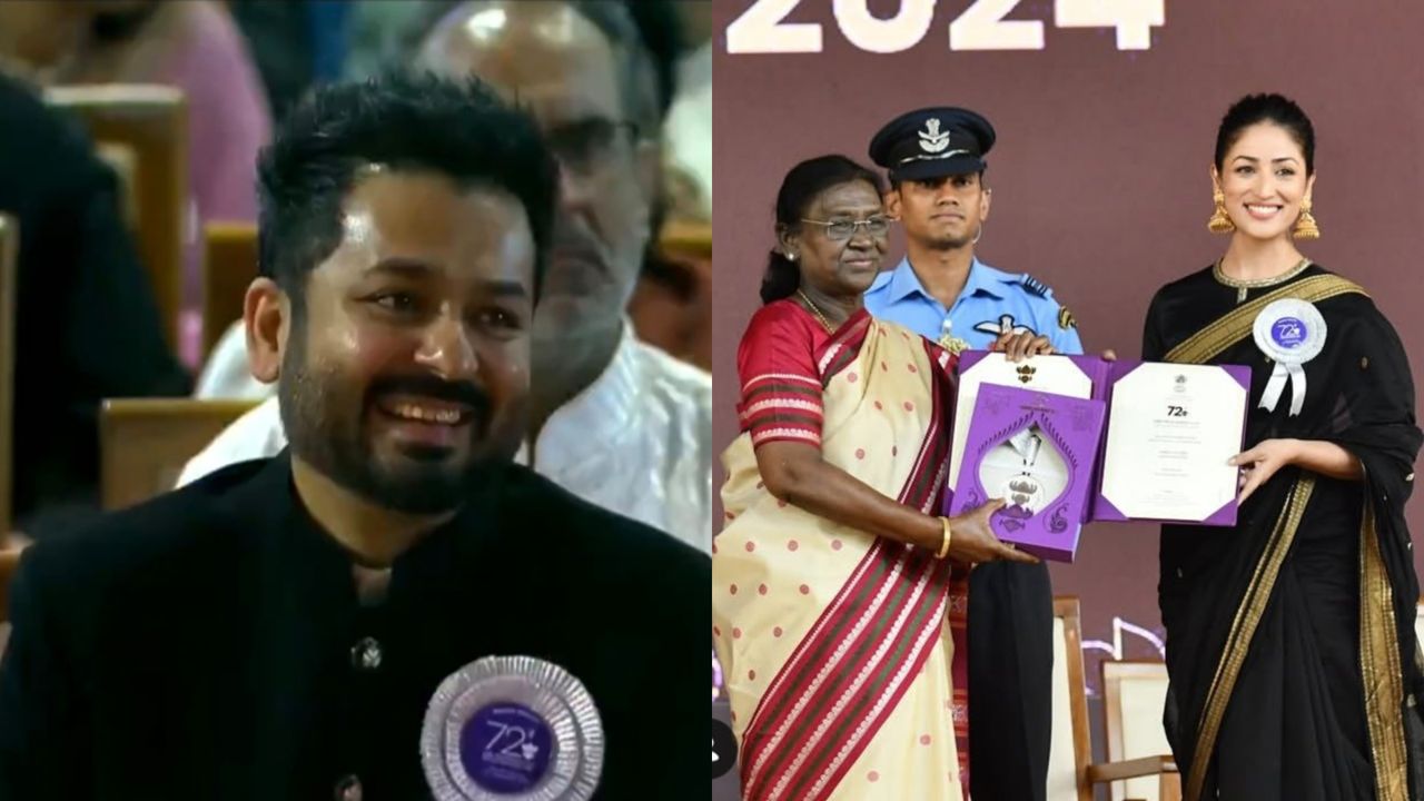 Yami Gautam’s National Award moment leaves Aditya Dhar emotional; actor receives first honour, watch