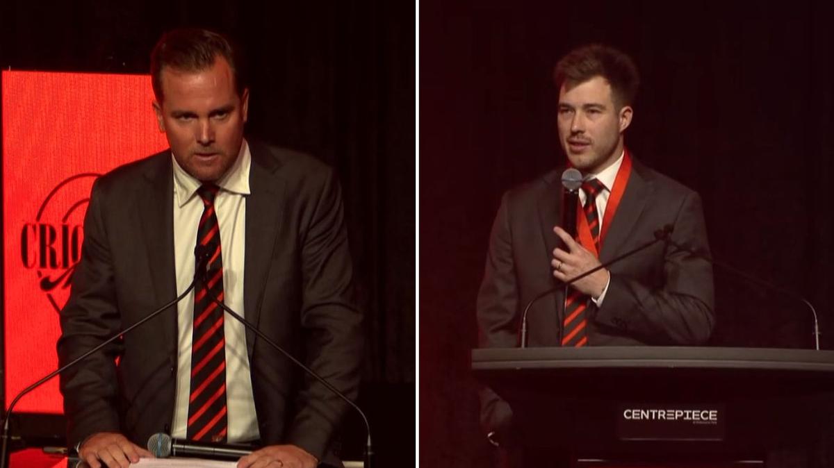 Zach Merrett joins Essendon greats with seventh Crichton Medal win