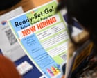 White House claims tepid jobs report is proof that Trump’s ‘reindustrialization agenda is working’ – US politics live
