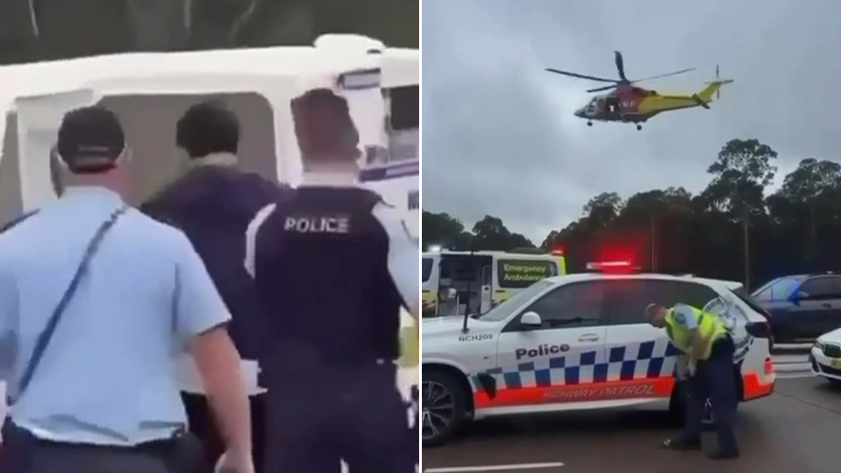Multiple people, including children, injured as car crashes into NRL fans in Newcastle